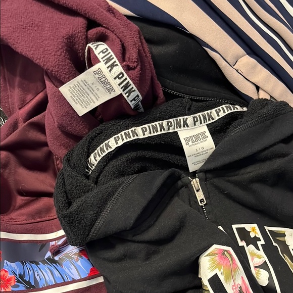 PINK Victoria's Secret Black Sweatshirt Casual Hoodie - Picture 3 of 3